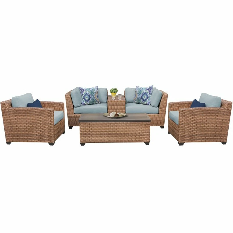 Tk classics laguna 8 piece sales outdoor wicker sofa set 08c