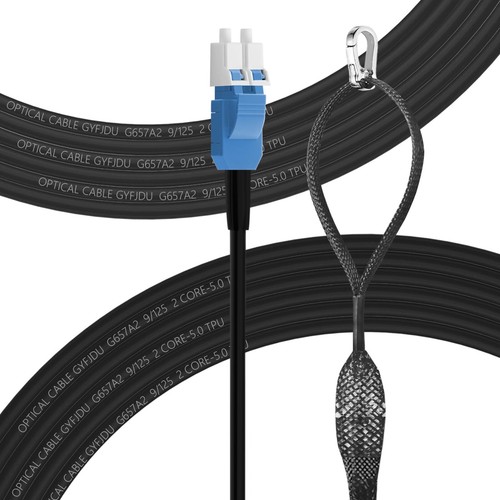 Preterminated Fiber Optic Cable, OSP Armored, 6F, Multimode OM3, LC Connectors | RLH Industries, Inc