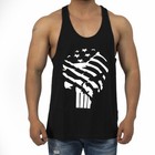  Mens Gym Singlet Training Exercise Sport Vest Body Building Shirt Taperback 039