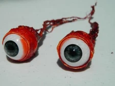 Halloween Horror Prop Realistic Life Size Pair of  Ripped Out Eyeballs -  FJ04