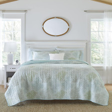 - King Quilt Set, Reversible Cotton Bedding with Matching Shams, Pre-Washed Home