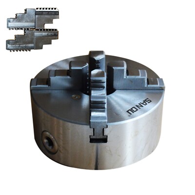 K12-160 4 Jaw Lathe Chuck Self Centering Lathe Accessory Chuck Dia 160mm