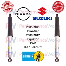 Bilstein B8 5100 Shock Absorbers Pair 0-1" Rear Lift For Frontier & Equator 4WD