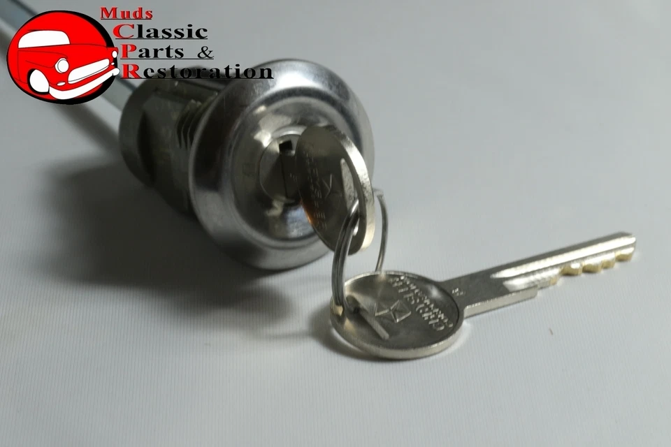 73-89 Chrysler Dodge Plymouth Duster Challenger llaves de bloqueo de maletero con logotipo Foto 4 de 4