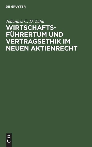 Thumbnail - Johannes C D Za Wirtschaftsfhrertum Und Vertrag (gebundene Ausgabe)