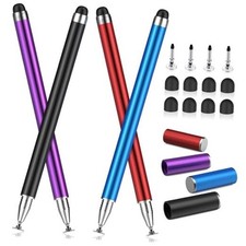 Stylus Pens for Touchscreens, 2-in-1 High Sensitivity Precision 4 Pack