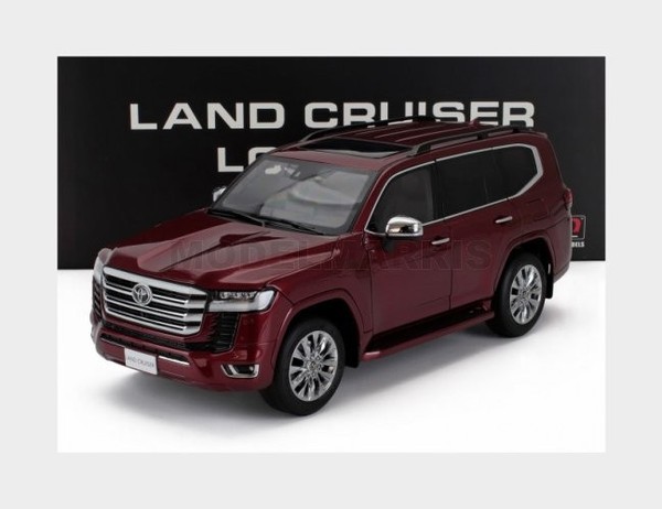 LCD-MODEL LCD18013-ZX-RE Toyota Land Cruiser 300-ZX 2024 Rot 1/18-image
