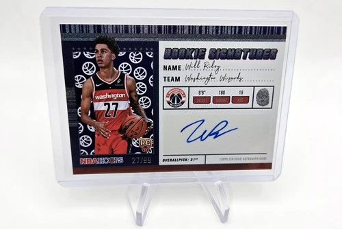 2025 Topps Signature Will Riley Base (RAW)