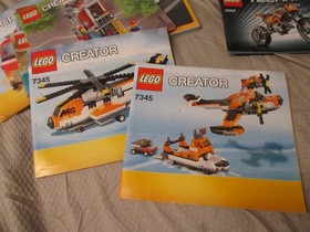 Lot of 12 LEGO Creator & Technic Instructions Booklets Manuals 31012 42007 42040