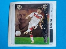 ILKAY GUNDOGAN 27 DEUTSCHLAND Hanuta Team Sticker WM 2014 card Fußball bild WC