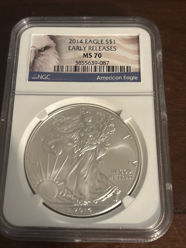 2014-P $1 American Silver Eagle - NGC MS70 Early Release