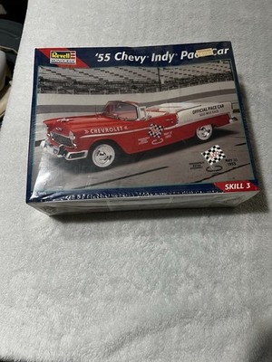 revell monogram 1:25 Model 1955 Chevy Bel Air Indy 500 Pace Car Unopened