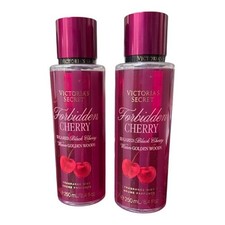 Victoria  s Secret Forbidden Cherry Fragrance Mist 8.4 oz 2 Pack New