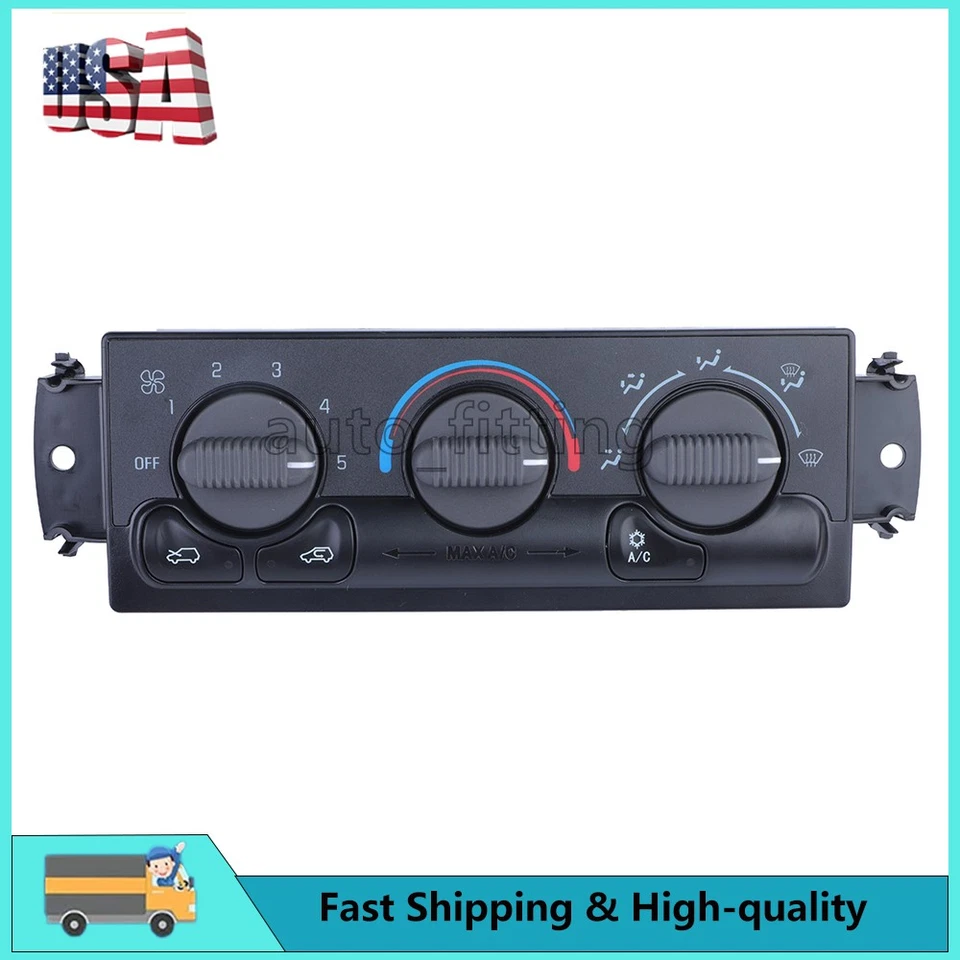 Panel de módulo de control de clima de calefacción de aire acondicionado para Chevy Tahoe Silverado GMC 15054697 Foto 3 de 4