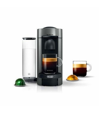 De'Longhi Nespresso Vertuo Plus Coffee and Espresso Maker by De'Longhi Gray