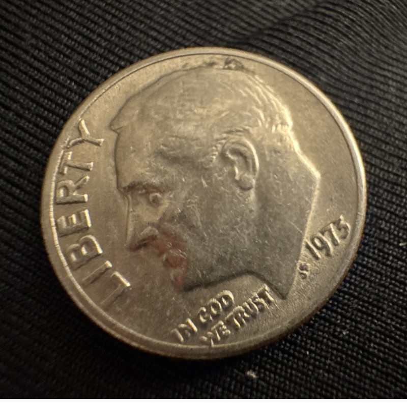 1975 Roosevelt Dime 10C Philadelphia Mint Circulated Business Strike Uncertified
