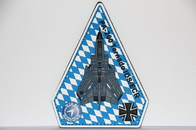 Patch PVC, Bundeswehr, WTD 61, Pana. Tornado IDS/ECR, Manching, Rauten weiß-blau