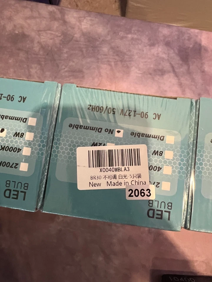 UNITEDLUX BR30 10W 65w Replacement LED Bulb Daylight 5000K Pack of 5 NIB Sealed - Image 2 of 4