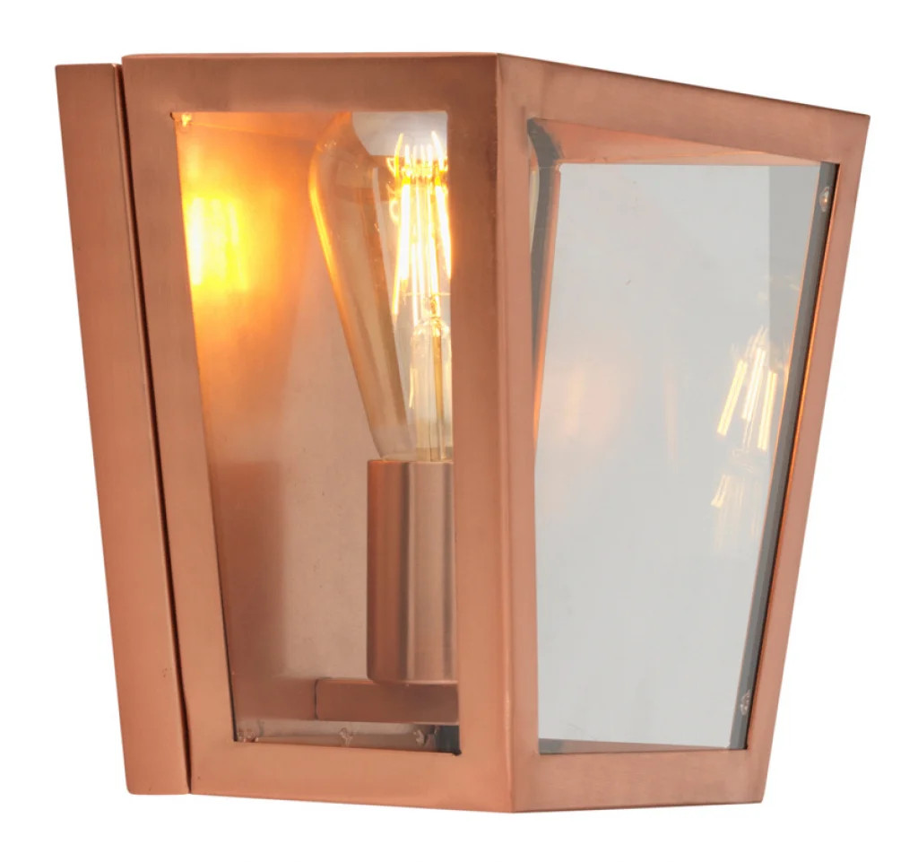 Wall Light Copper Riga Oaks Lighting 1524 WB CU