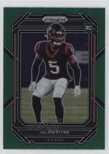 2022 Panini Prizm Rookies Green Prizm Jalen Pitre #383 10y3