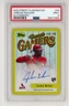 2023 Finest Flashbacks #84 Jordan Walker RC Rookie Finest Gamers Auto /100 PSA 9