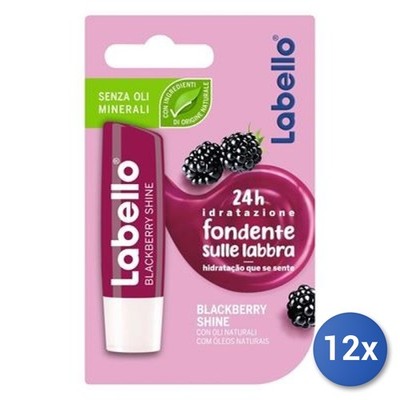 12x Labello Burrocacao Himbeere/Brombeere Shine 85285