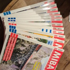 MIBA Die Eisenbahn Im Modell Sammlung 12 Stü...