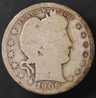 1906 O BARBER QUARTER FRESH FROM AN OLD COLLECTION | LOT BB-701