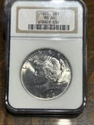 1923 P Peace Silver Dollar NGC MS64 $1 Coin Old Holder