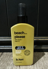 b.tan Beach Please Deep Tanning Dry Spray Oil SPF 7 8 fl oz Cruelty-Free