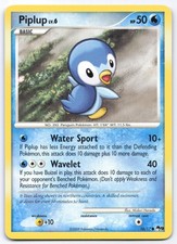 Piplup 16/17 POP Series 9 Non-Holo Common Pokemon Card LP