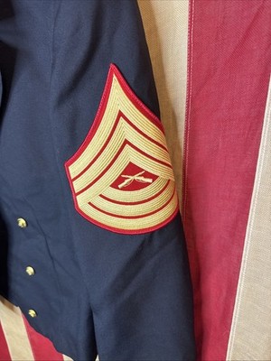 USMC Marine Corps Mess Dress Jacket Dress Blues Military D790 | eBay