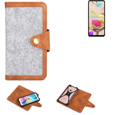 Schutz-Hülle für LG Electronics K42 Handyhülle, hellgrau