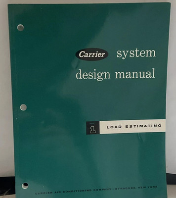Carrier System Design Manual - NEW - All 12 Volumes in oversize 3 Ring Binder
