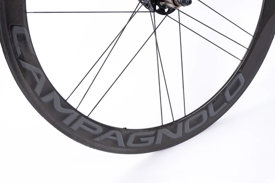 CAMPAGNOLO BORA ONE HINTERRAD 700C RENNRAD 9 10 11 GANG 50mm Carbon Schlauch - Bild 3 von 4