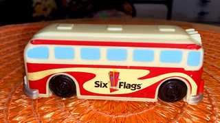 Mr. Six's Six Flags Amusement Park Bus with Roller Coaster Viewer Vekoma 2005