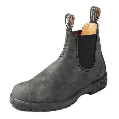 587 Blundstone Chelsea Boots Unisex Rustic Black Size 6.5