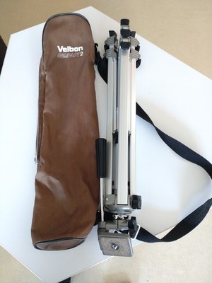 VELBON Compact 2 | Hochwertiges Tripod Stativ | Alu | inkl. Umhängetasche Alu