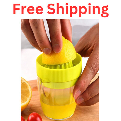 Multi-Functional Manual Juicer for Orange & Lemon, Easy Clean, BPA-Free