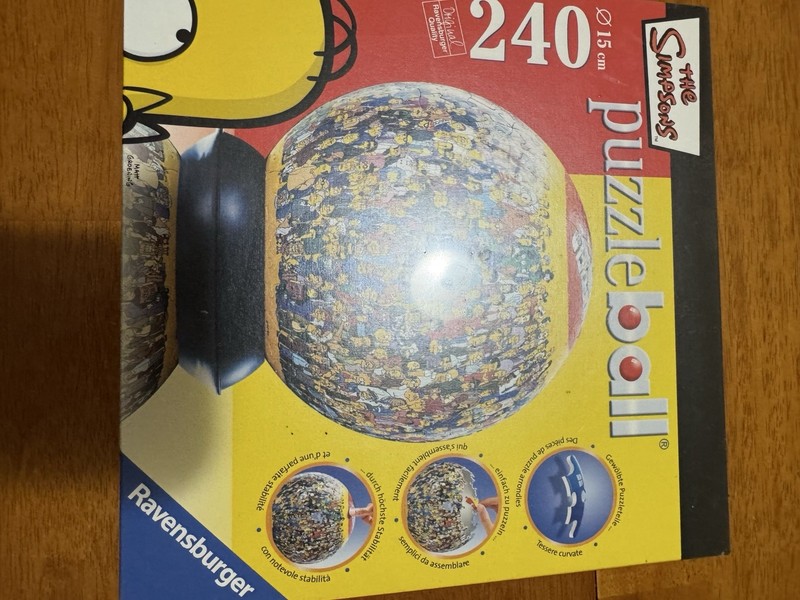 Ravensburger The Simpsons 3D Puzzleball 240-Piece 15 cm Plastic Ball