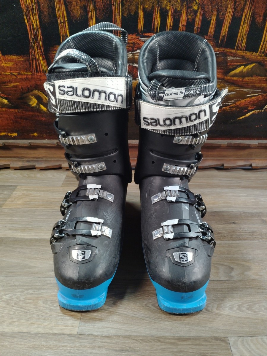 スキー 27-27.5 Salomon X-Max Energyzer 120 Salomon X Max 120 Energyzer Ski Boots Custom Fit 3D Liners Size