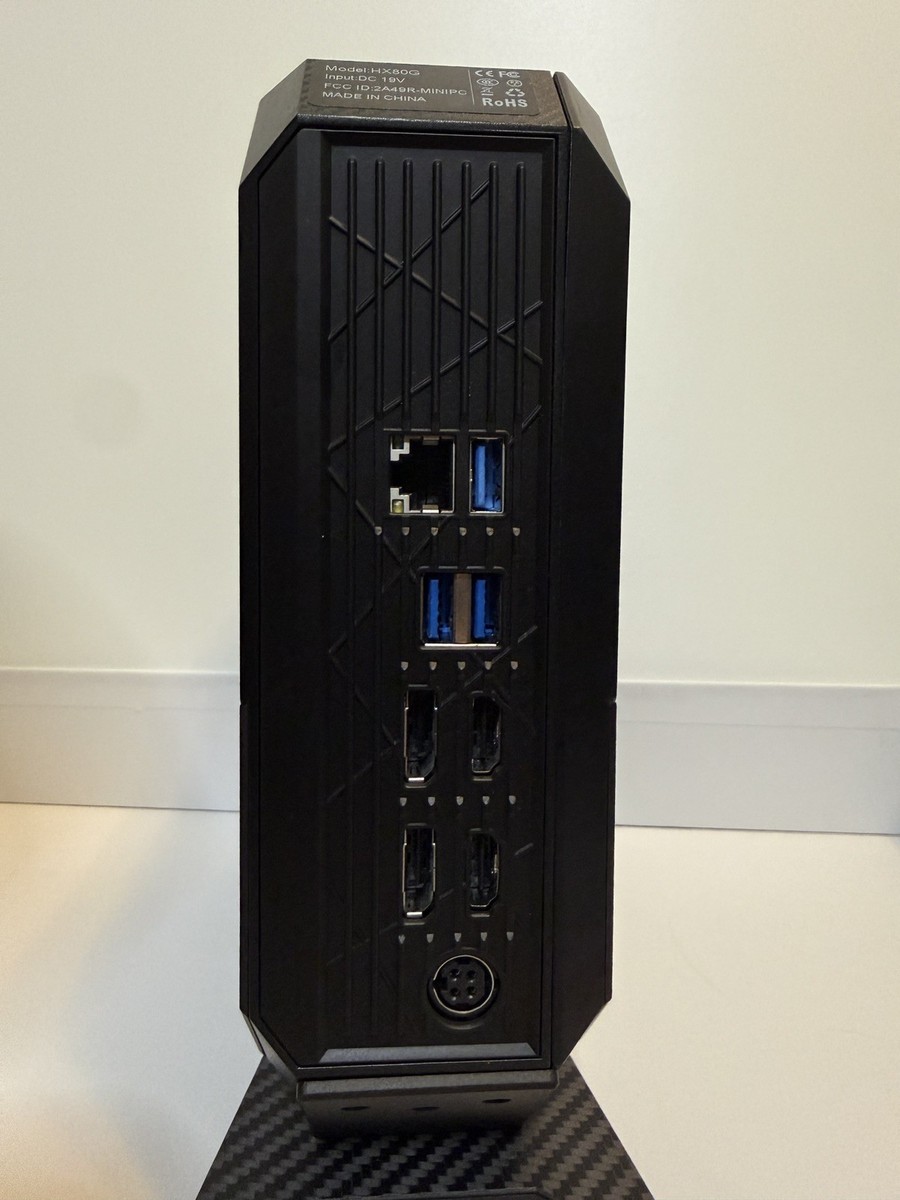Minisforum HX80G Gaming Mini PC RX 6600M Ryzen 7 5800H 16GB 512GB