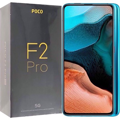 Xiaomi Poco F2 Pro 5G Neon Blue 128GB + 6GB Dual-SIM Unlocked GSM NEW