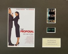 THE PROPOSAL    35mm Film Cell MOUNTED Display