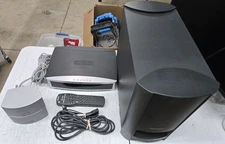 Bose AV3-2-1 II Media Center PS3-2-1 II Powered Speaker System Remote DVD Tested