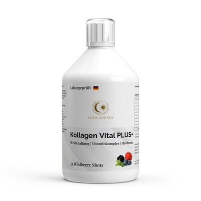 Kollagen Vital PLUS+ Shots | Wild Berry   500 ml