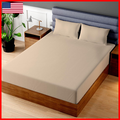 Superity Linen Superity Luxurious Hotel Quality Twin Fitted Sheet 100 Cotton