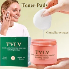 Skincare Toner Pads for Anti-Aging, Dark Spots & Wrinkles, Deep Hydrating 100Pcs