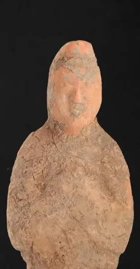 Asistente de tumba de terracota dinastía Han 206BCE-220CE 6 7/8 pulgadas con certificado de autenticidad y procedencia Foto 3 de 4