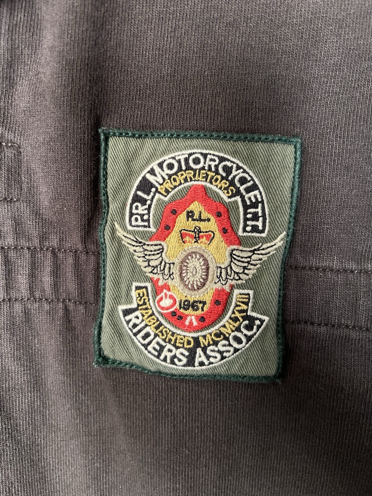 RARE Vintage Polo Ralph Lauren Motorcycle Club Ruby Shirt- Limited Edition image 4